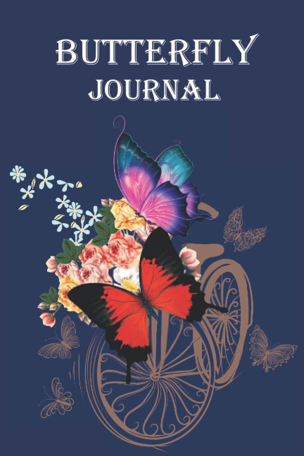 Butterfly Journal: Butterfly Journal for Women to Write In - 6x9 inch Lined Journal with 120 Pages - Small Notebook for Journaling, Creative Writing, 120 pages