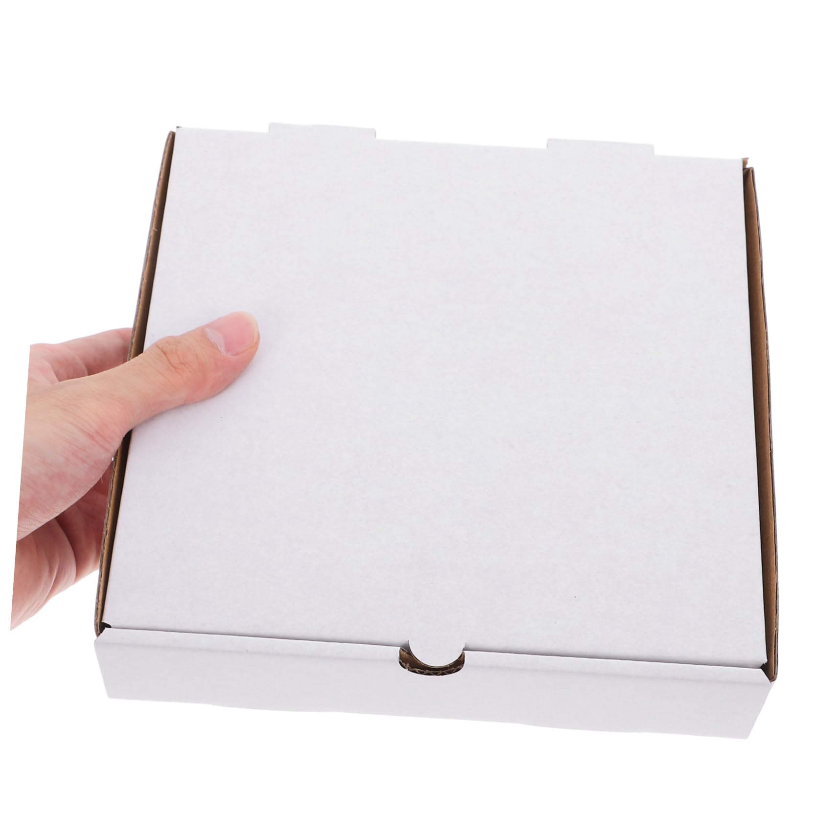 Scatole Pizza Bianche in Carta Kraft Ondulata 30 Pezzi | Contenitori Pieghevoli per Asporto, Uso Forno, Confezione per Pizza, Torta e Biscotti da 7 Pollici