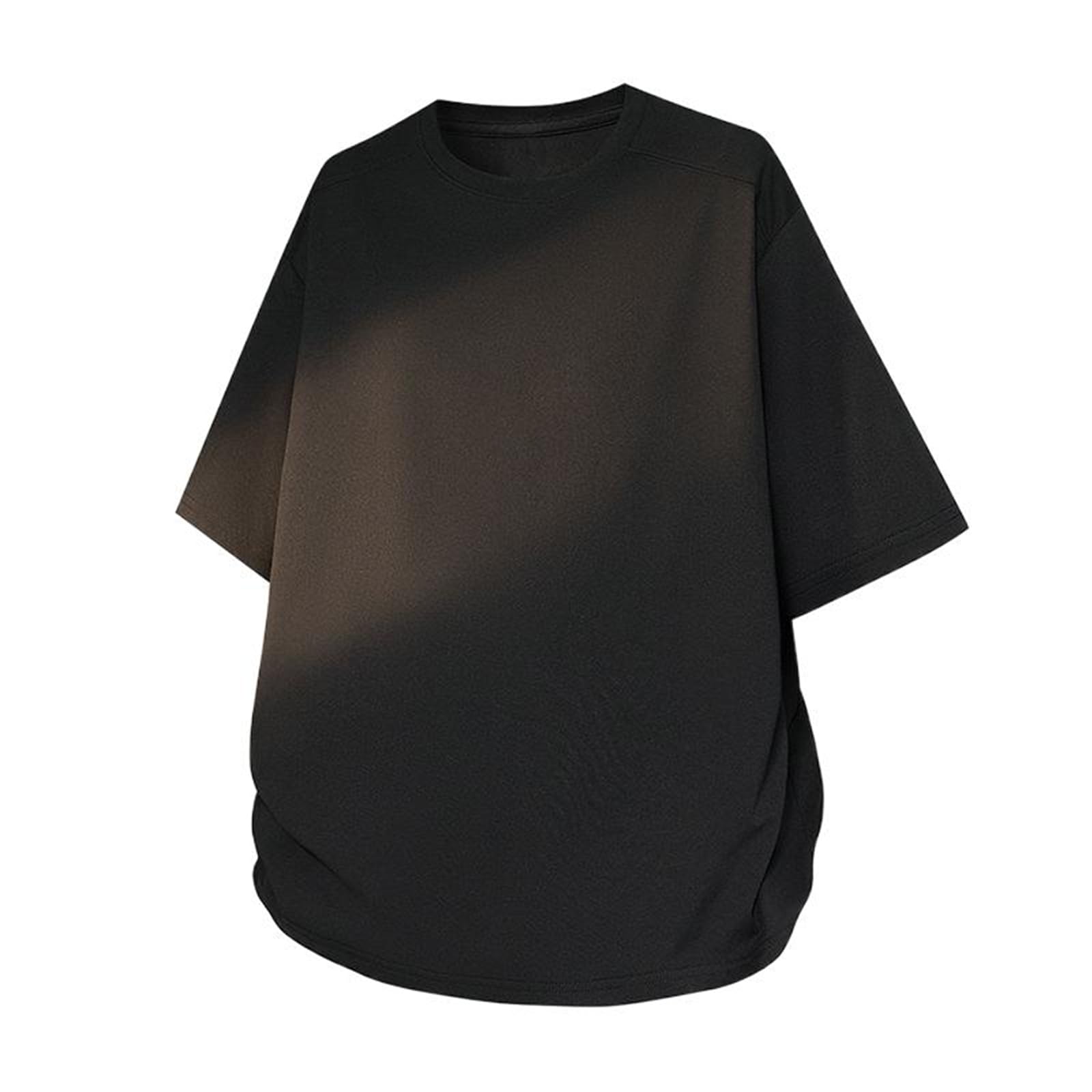 Herren T-Shirt Sommer Locker Atmungsaktiv Dünn Kurzarm Oberteil