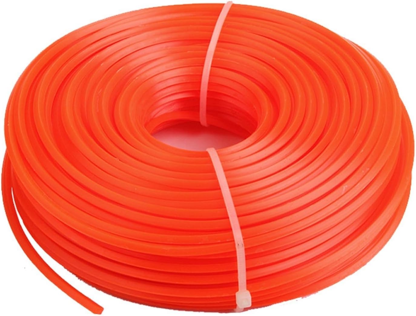 AVIMYA 1 Roll 2mm 2.4mm 2.7mm 3mm 4mm Square Nylon Trimmer Line Brush Grass Cutting Weed Rope Strimmer Tool Accessories Lawn Mower Wire (Color : Square, Size : 2.4mm-65m)