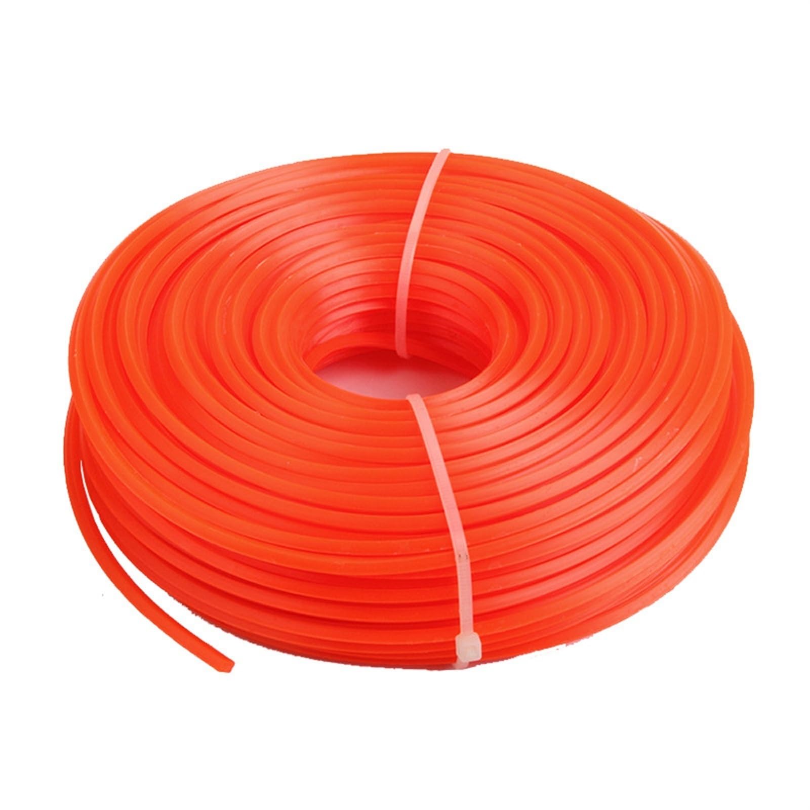 AVIMYA 1 Rotolo 2mm 2.4mm 2.7mm 3mm 4mm Nylon Quadrato Linea di Trimmer Pennello Taglio Erba Corda for Erbacce Accessori for Utensili Tagliaerba Filo for Tosaerba (Color : Square, Size : 4.0mm-21m)
