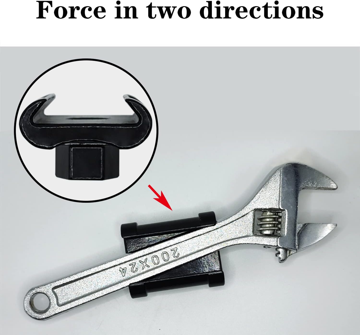 Universal Wrench Extender for 1/2 Inch Drive Breaker Bars / 21mm Hex Drive Wrench, Wrench Extension Tool for More Leverage on Stubborn Nut and Bolt, Extended Wrench Adapter for Cheater Bar