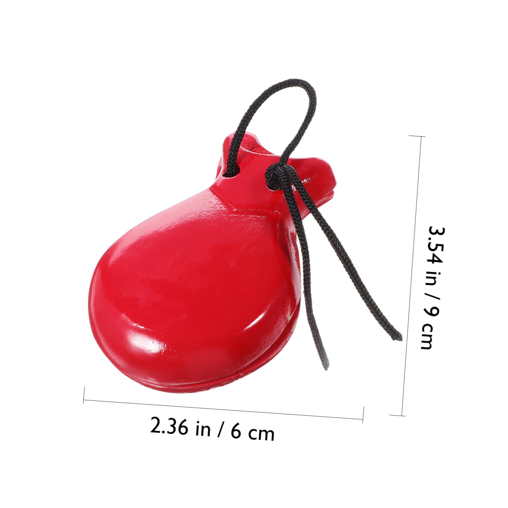 Mikinona Nacchere Di Legno Per Bambini, Giocattolo Musicale a Percussione Suono Nitido, Set 2 Paia in Legno Robusto Per Attività Educative e Sviluppo Musicale Infantile