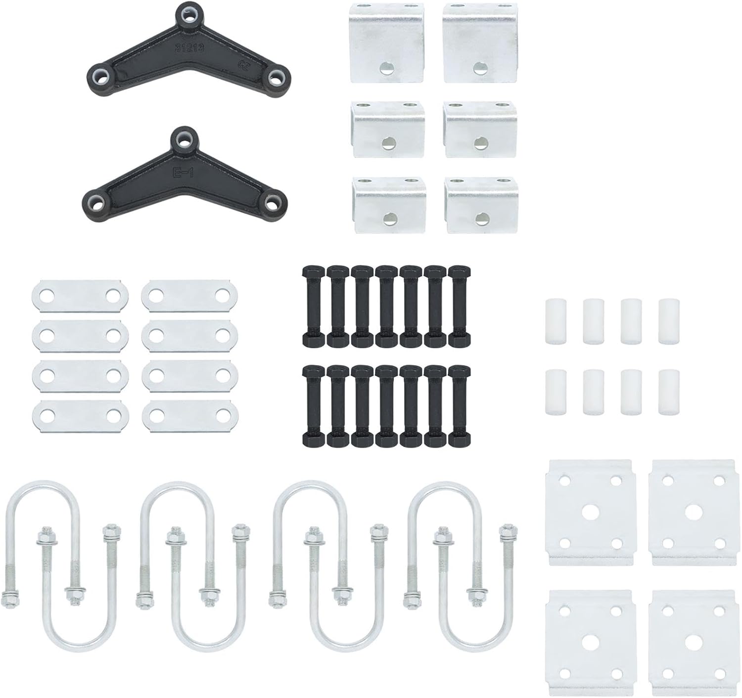 labwork 3 leaves 2000lbs Trailer Spring 4000lbs Tandem Spring Kit Include Equalizers U-bolt and Hangers