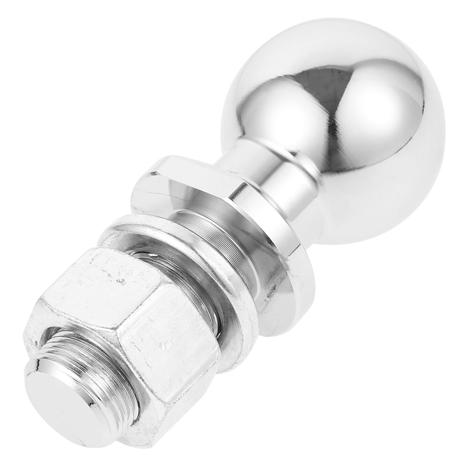 Bola de Remolque de Hierro Versátil y Adaptable para Trailer y Vehículo de Arrastre Color Plata Accesorio Esencial para Enganche Seguro