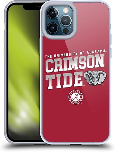 Miniatura 409 de Head Case Designs Funda de gel con logotipo oficial de la Universidad de Alabama UA [protección de grado militar] compatible con Apple iPhone 11