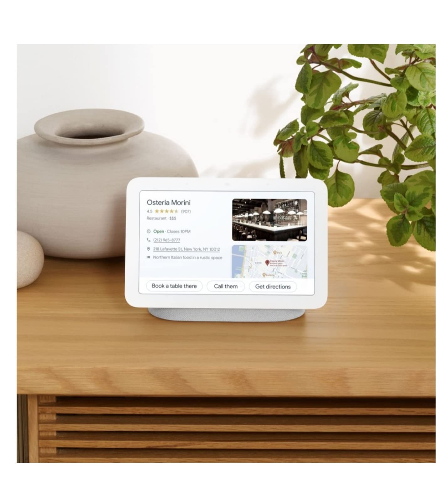 Google Assistant Vocal Nest Hub Galet