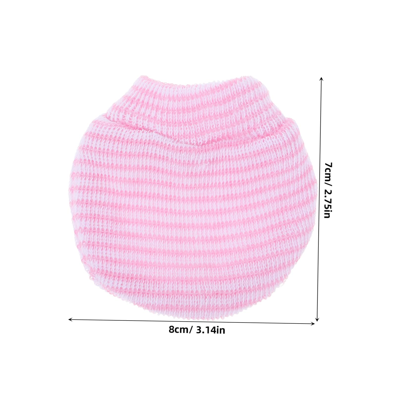 FRCOLOR Newborn Knit Gloves No Scratch Mittens for Infants Boys and Girls Winter Baby Hand Mittens Fingertip Protection