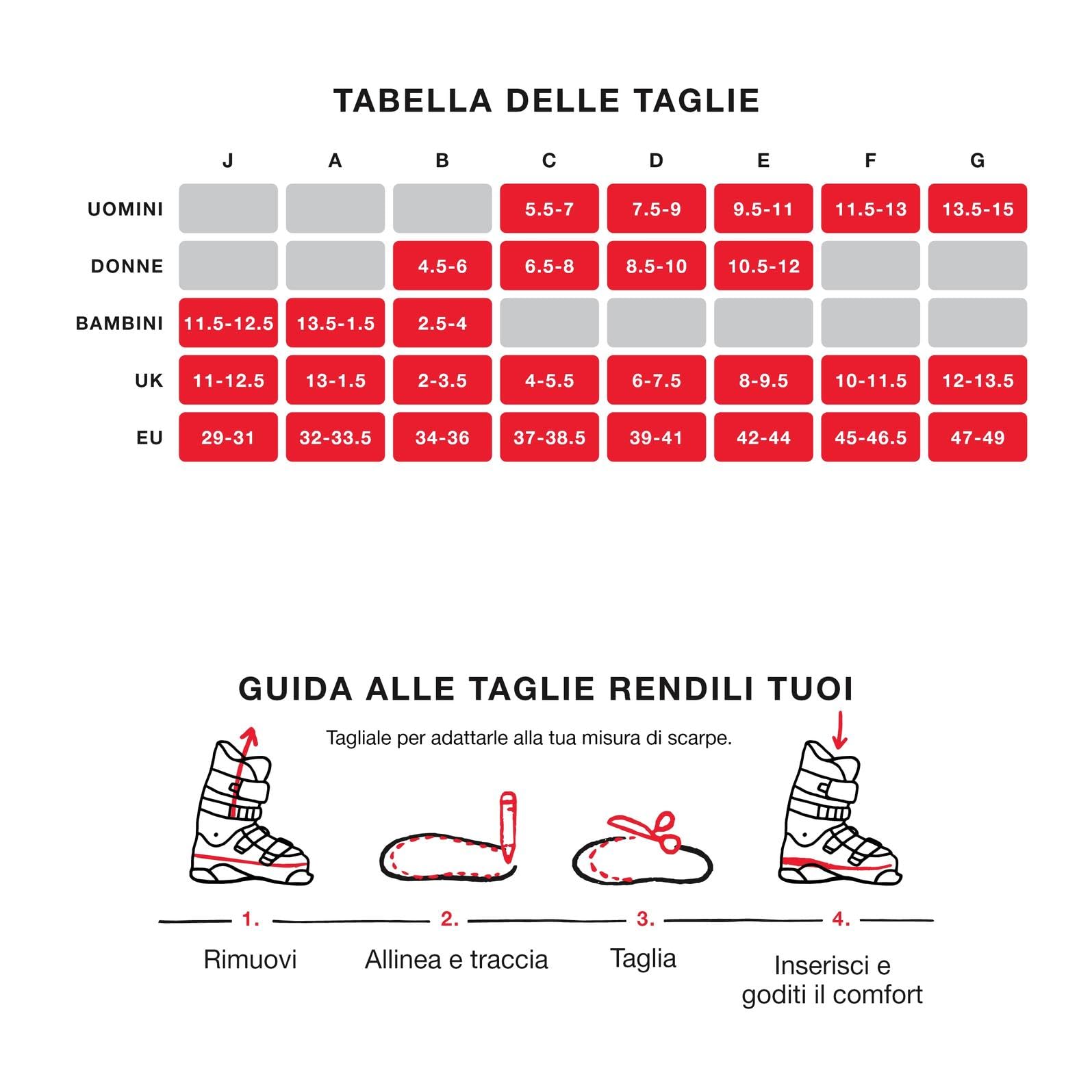 Superfeet Winter Thin Support Solette per Sci e Snowboard, EU 45-46.5 | Sostegno sottile per scarponi da sci e snowboard ad alte prestazioni con copertura termica, rivestimento Moisturewick