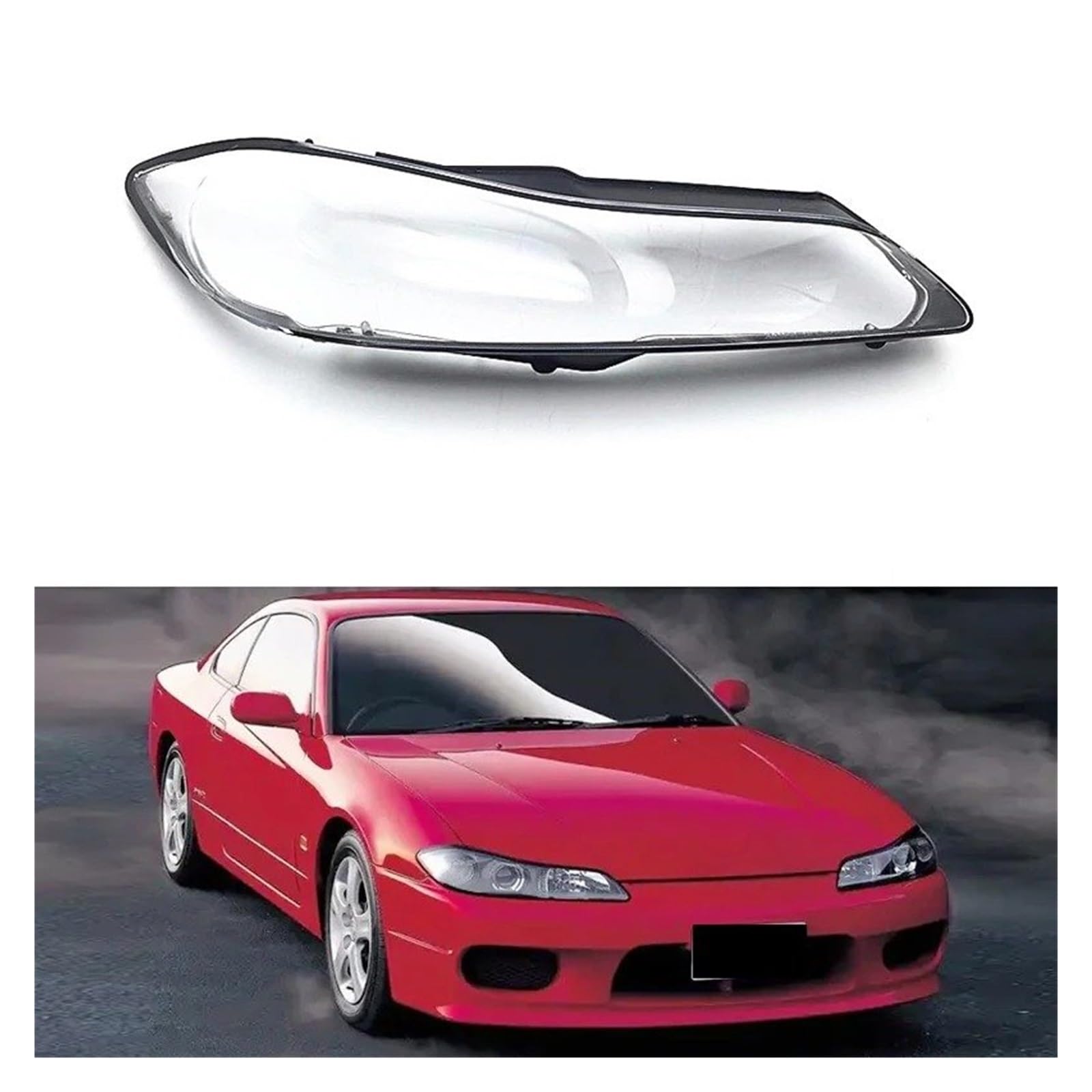 ②s15シルビアヘッドライトレンズカバー 左右セット Amazon | ヘッドライトレンズカバー シルビア 用 S15 1999 2000