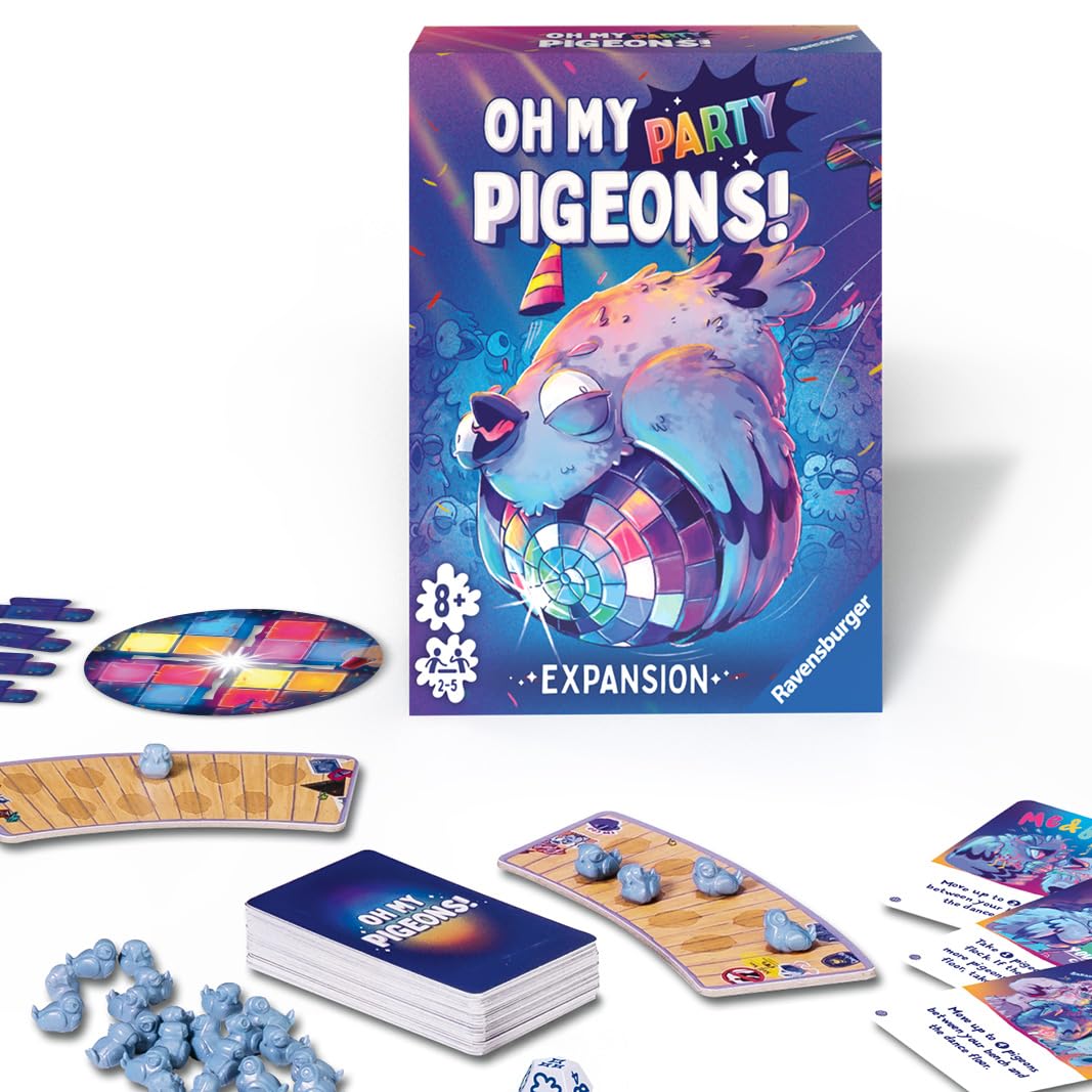 Ravensburger Oh My Pigeons! In the Club Expansion Funny Family Party Game for Ages 8 and Up