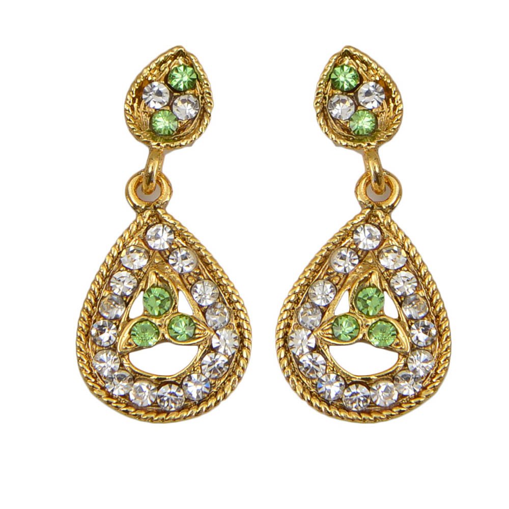 Elegant Pendant Set with Matching Earrings in Silver