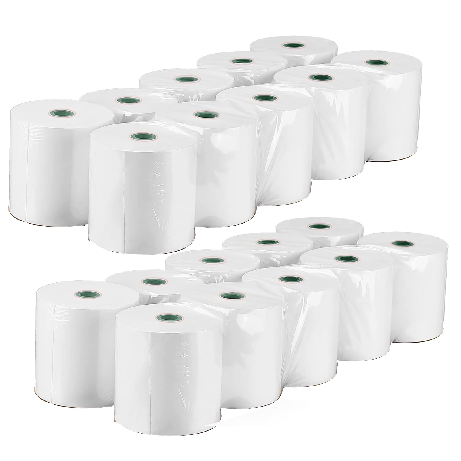 IETFULL Thermal Receipt Paper 3 1/8 x 230ft, Receipt Printer Square POS Register, 80mm Thermal Receipt Paper, BPA Free, 20 Rolls