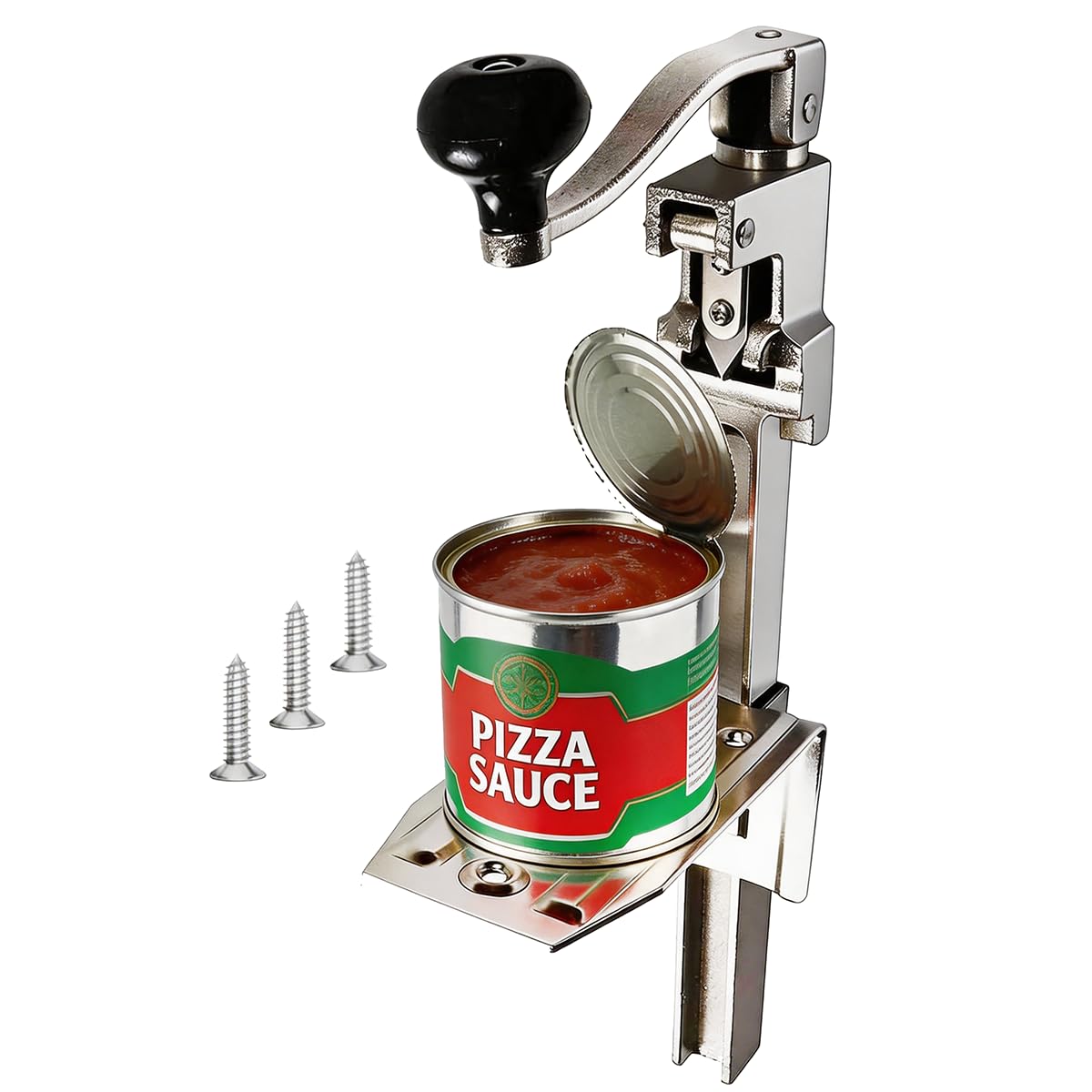Abrelatas comercial, abrelatas industrial resistente para latas grandes, abrelatas manual para 11100