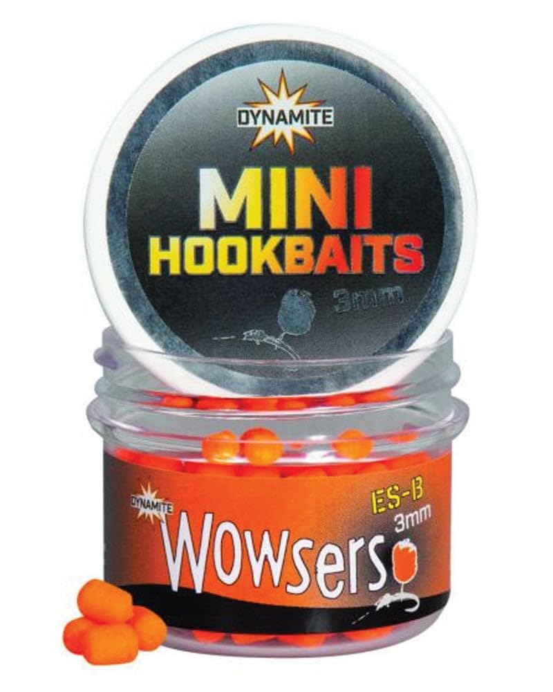 Dynamite Wowsers Mini Hookbaits (ES-B_ Orange, 3mm)