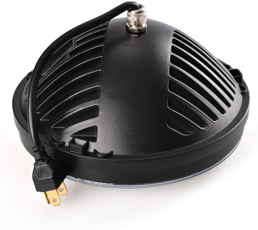 Eagle Lights E27270 7 inch Round Complex Reflector Headlight for Harley Davidson