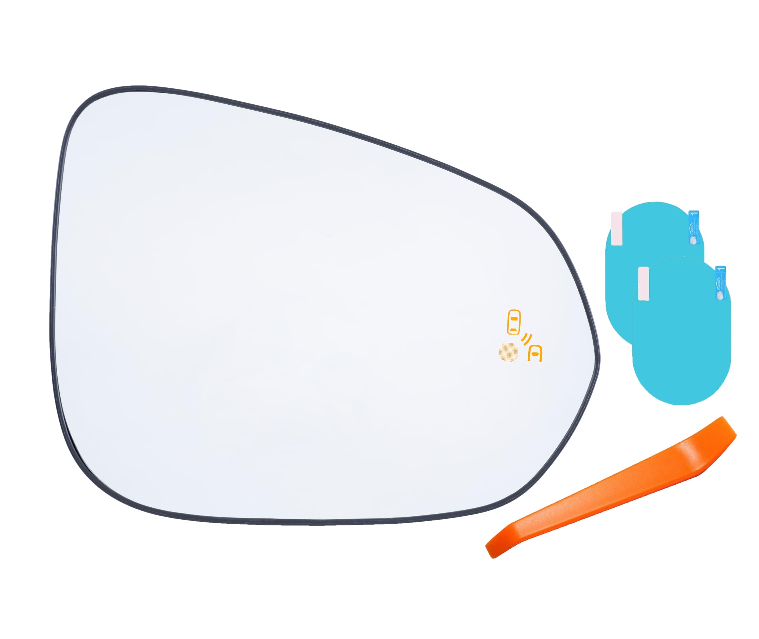 EAP Passenger Side Mirror Glass Compatible with Lexus NX200t NX300 NX300h 2015-2021, RX350 RX450h 2016-2022, Heated with Blind Spot 8793178040 879310E250 8793148840 LX1325102