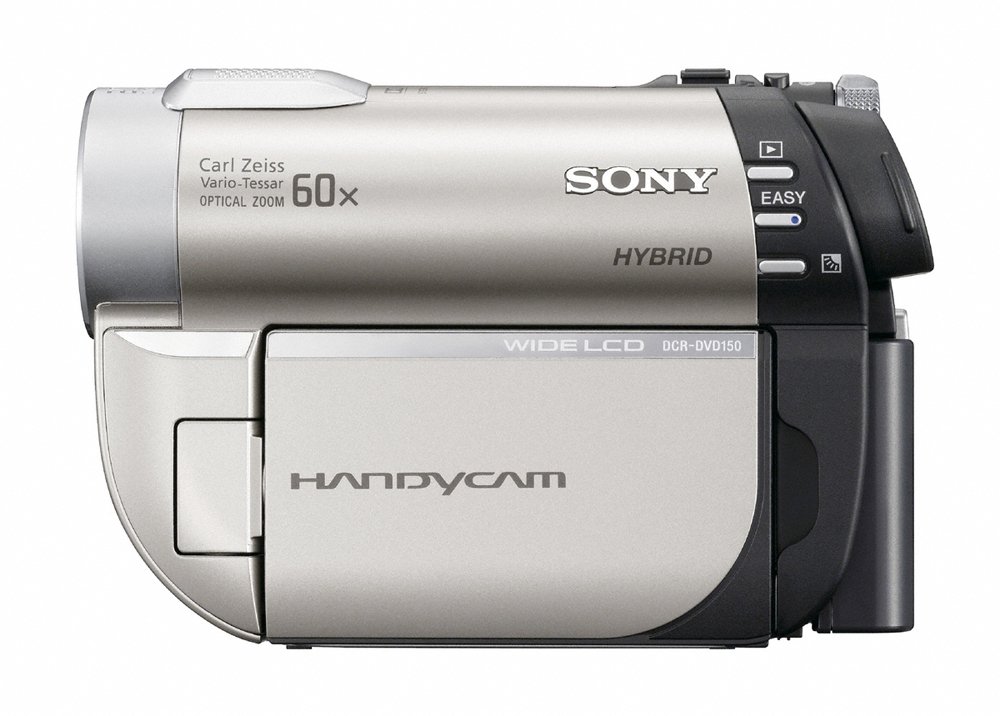 Sony DCRDVD150E Handycam Camcorder With Zoom (60x Optical, 2000x