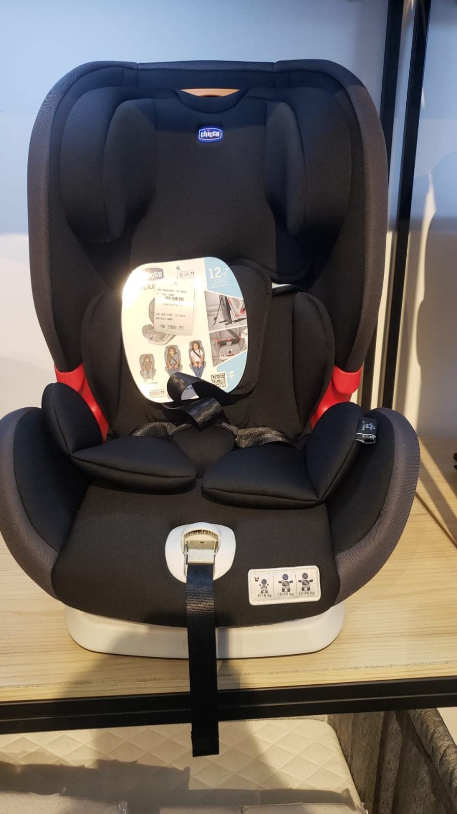 Chicco Cadeira Auto Youniverse Fix Jet Black Preta | Amazon.com.br