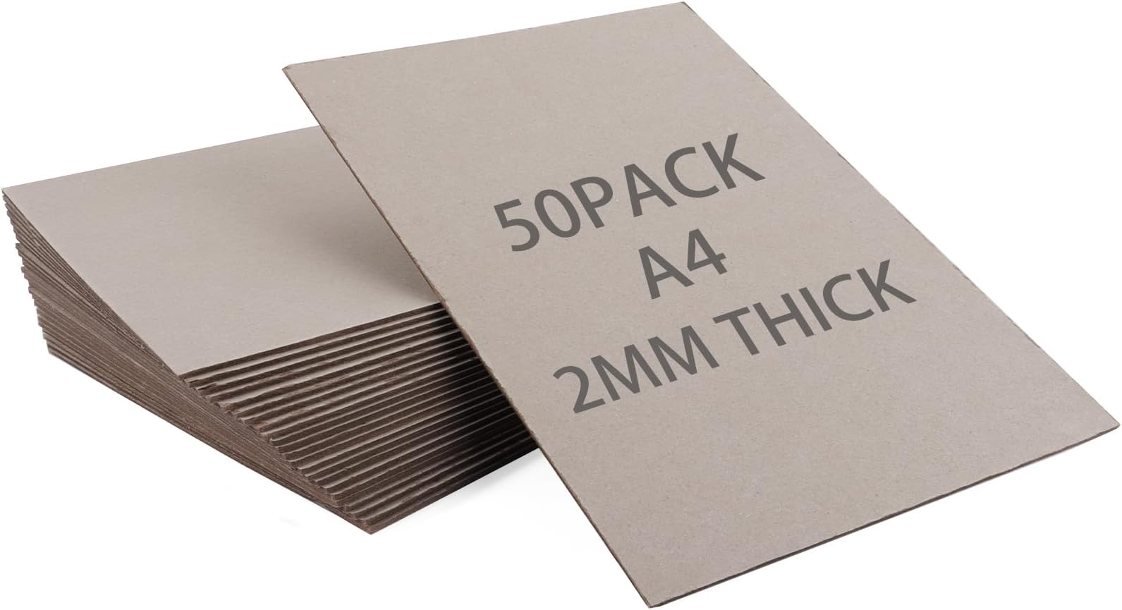 2000 Micron A4 Greyboard 50 Sheets