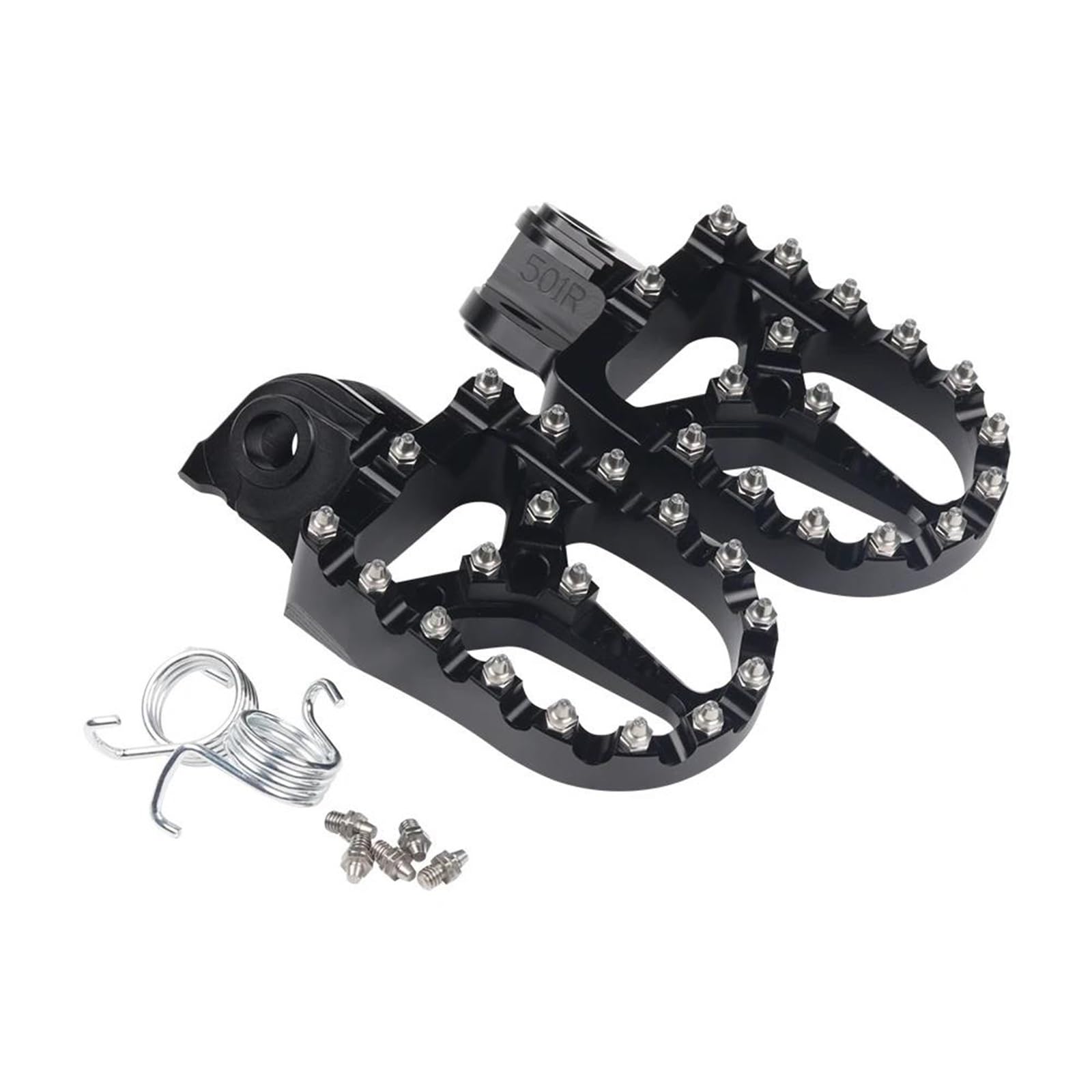 KEMIMOTO Reposapiés De Motocicleta Compatible Con Estribos Surron Light Bee X X260 Y X160 Talaria Sting Electric Dirt Bike Negro