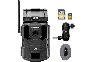 Vosker V300 LTE Wireless Outdoor Security Camera with Solar Panel