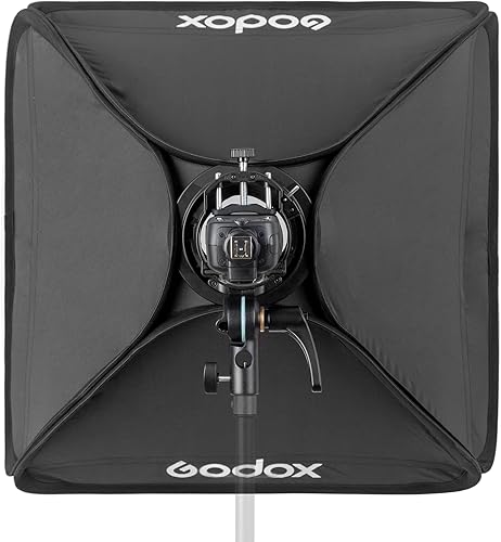 Miniatura 4 de Godox Softbox de 32 x 32 pulgadas 31.5 x 31.5in con soporte Speedlite S2 S-Type Bowens Mount para Godox V1 Series, AD200Pro, AD200, AD400Pro,