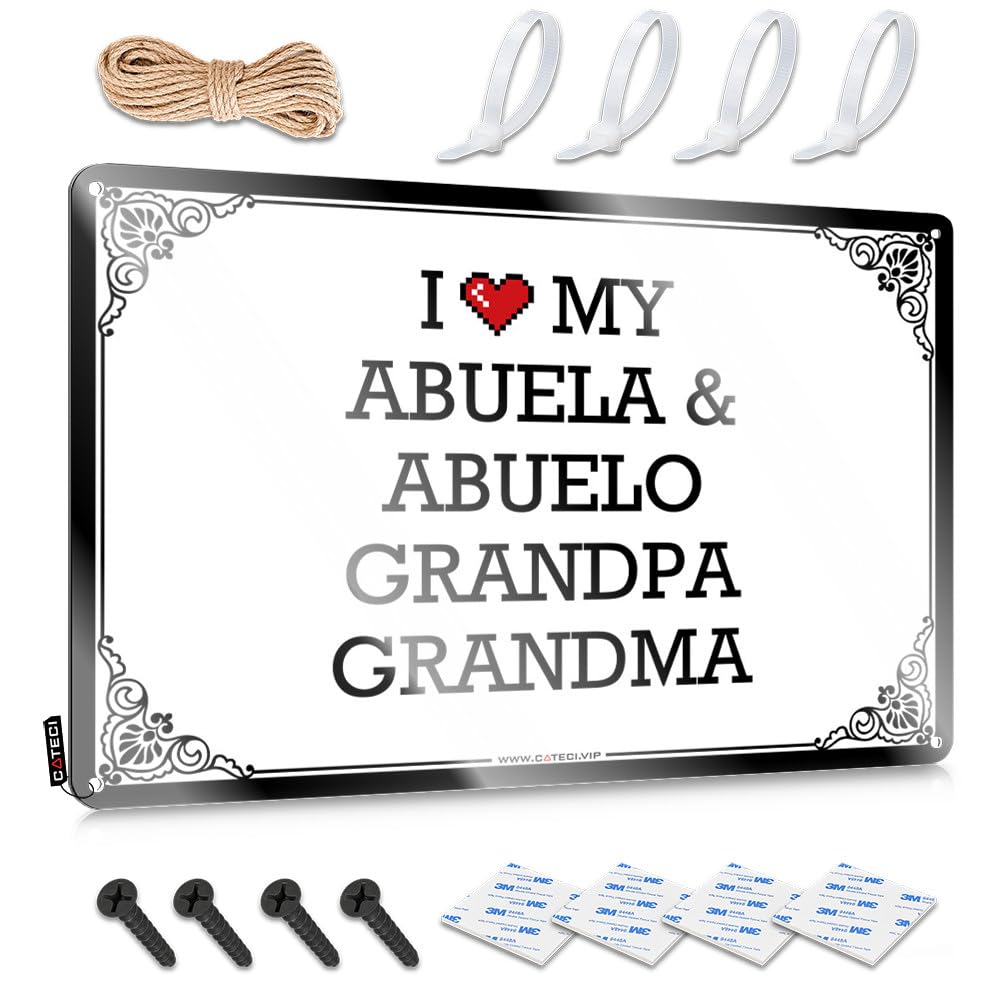 Fzfn Men's Colour Stuff For Soft Bath Decorations | I Love My Abuela & Abuelo Grandpa Grandma Cool For Barn Living Room(30X40cm)