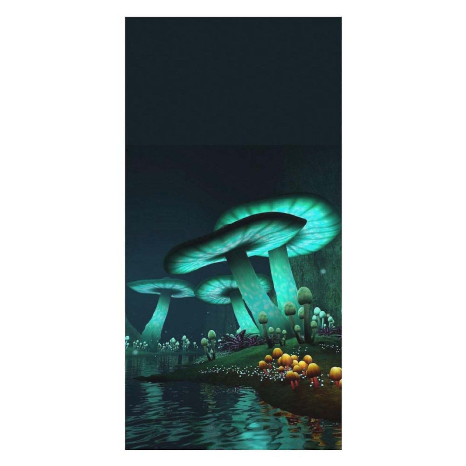 LWORZIIB Beach Towel, Psychedelic Mushroom Bath Towel, Pool Towel Great for Gym Swimming 80 X 160cm
