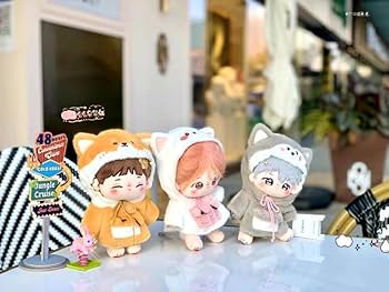 Amazon.co.jp: ぬいぐるみ 15cm 猫 猫耳 ポンチョ 着ぐるみ 着せ替え