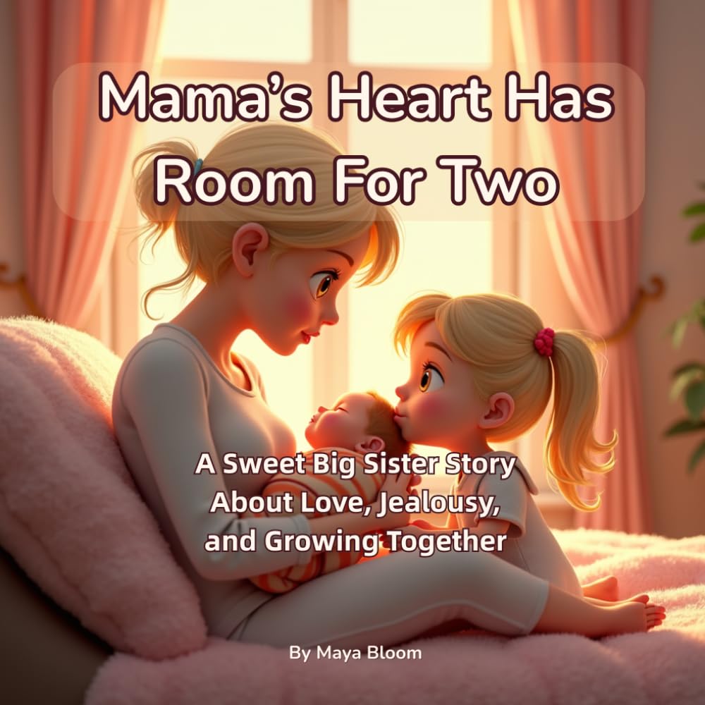 Mama’s Heart Has Room For Two: A Sweet Big Sister Story About Love, Jealousy, and Growing Together (Maya Bloom New Baby Sibling Stories)