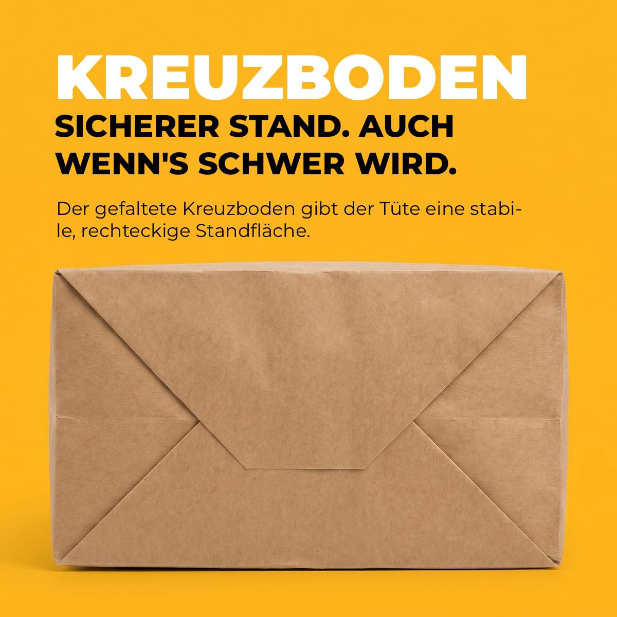 verpacking Kraftpapiertüten 17 x 26 cm Braun mit Kreuzboden 7 cm [Größe und Stückzahl wählbar] lebensmittelunbedenklich Papiertüten Tüten Kreuzbodenbeutel 1000 Stück