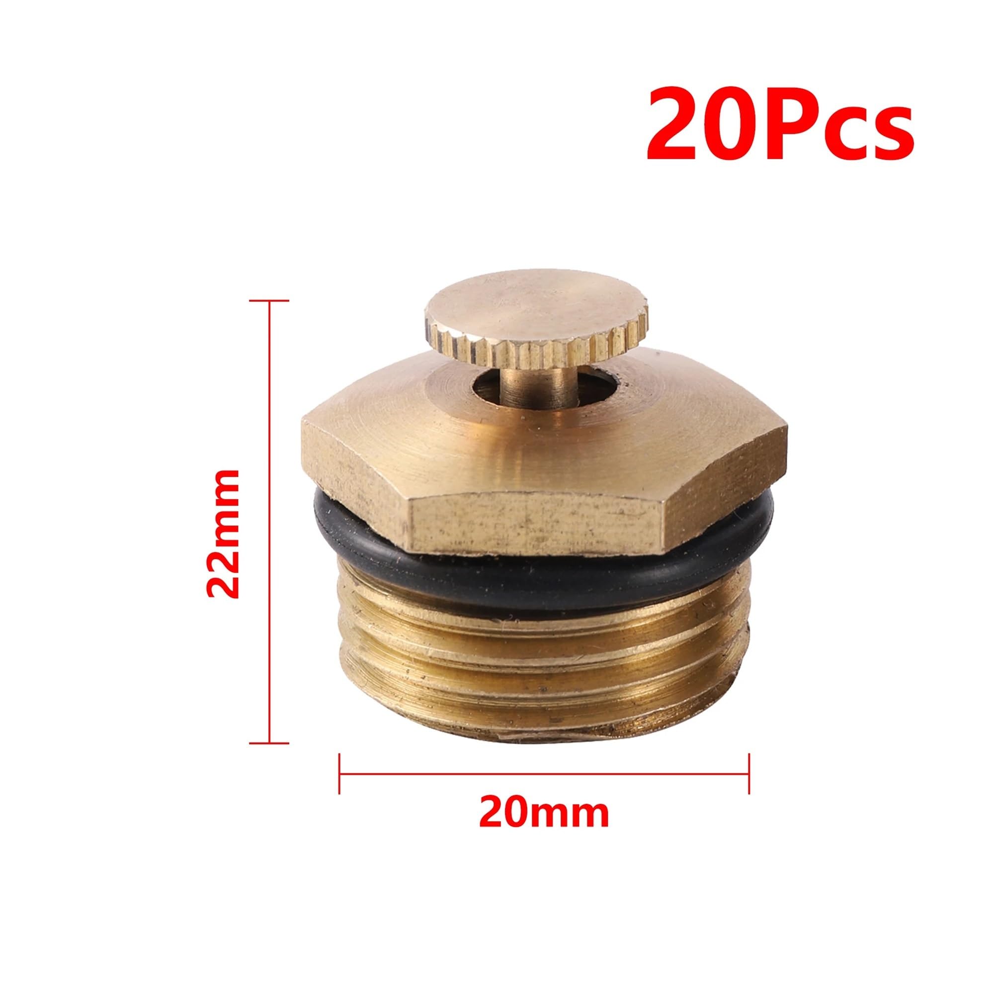 Irrigatore a rifrazione regolabile a 360° / Ugello for irrigazione da giardino for agricoltura Nebulizzatore Jardin Filettatura maschio 1/2"(20Pcs)