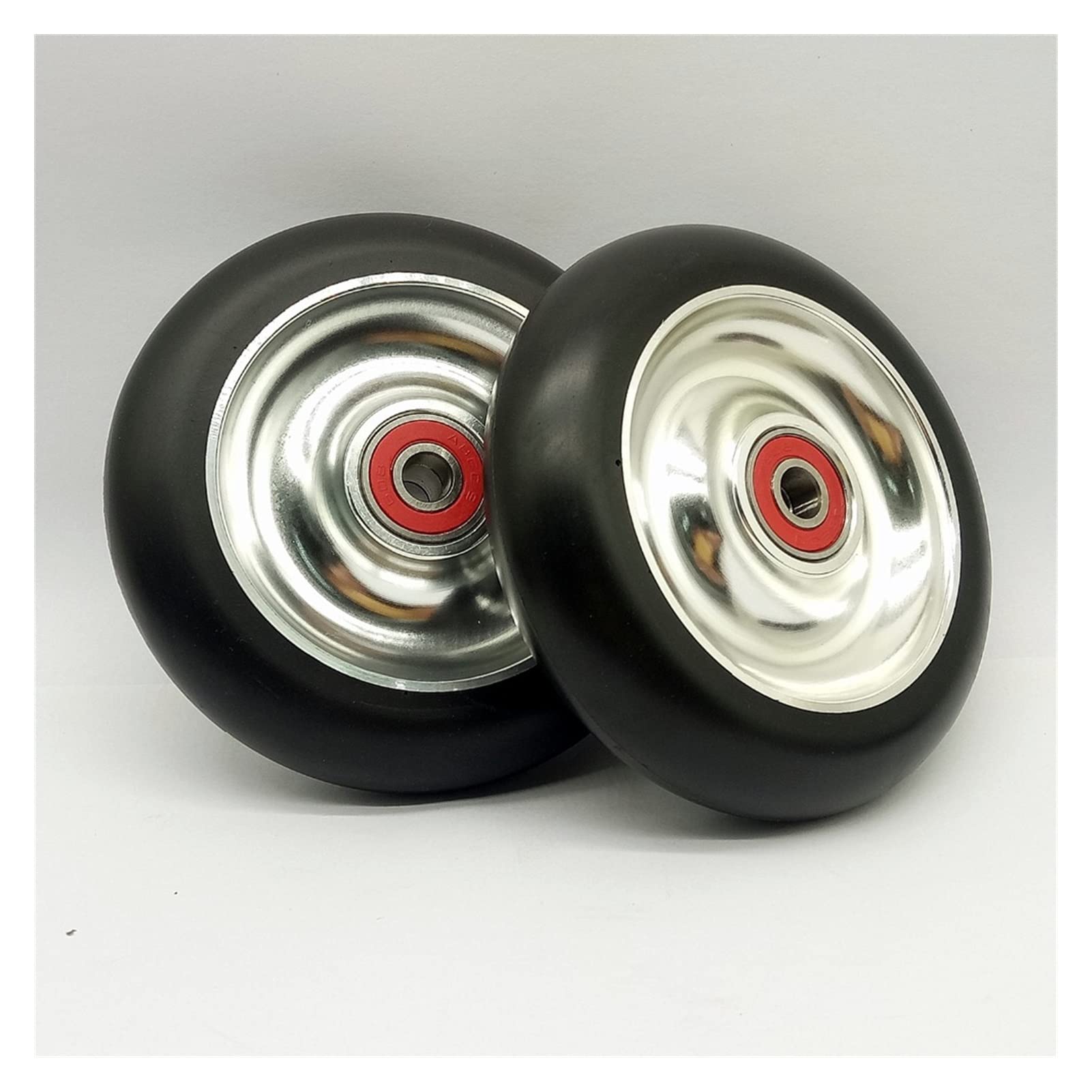 Ruote Monopattino Freestyle 2 pz 10. Ruote Scooter da 0mm Freestyle con mozzo in Lega ad Alta Elasticità PU. Cuscinetto 88a Ruote Ruote Monopattino Elettrico