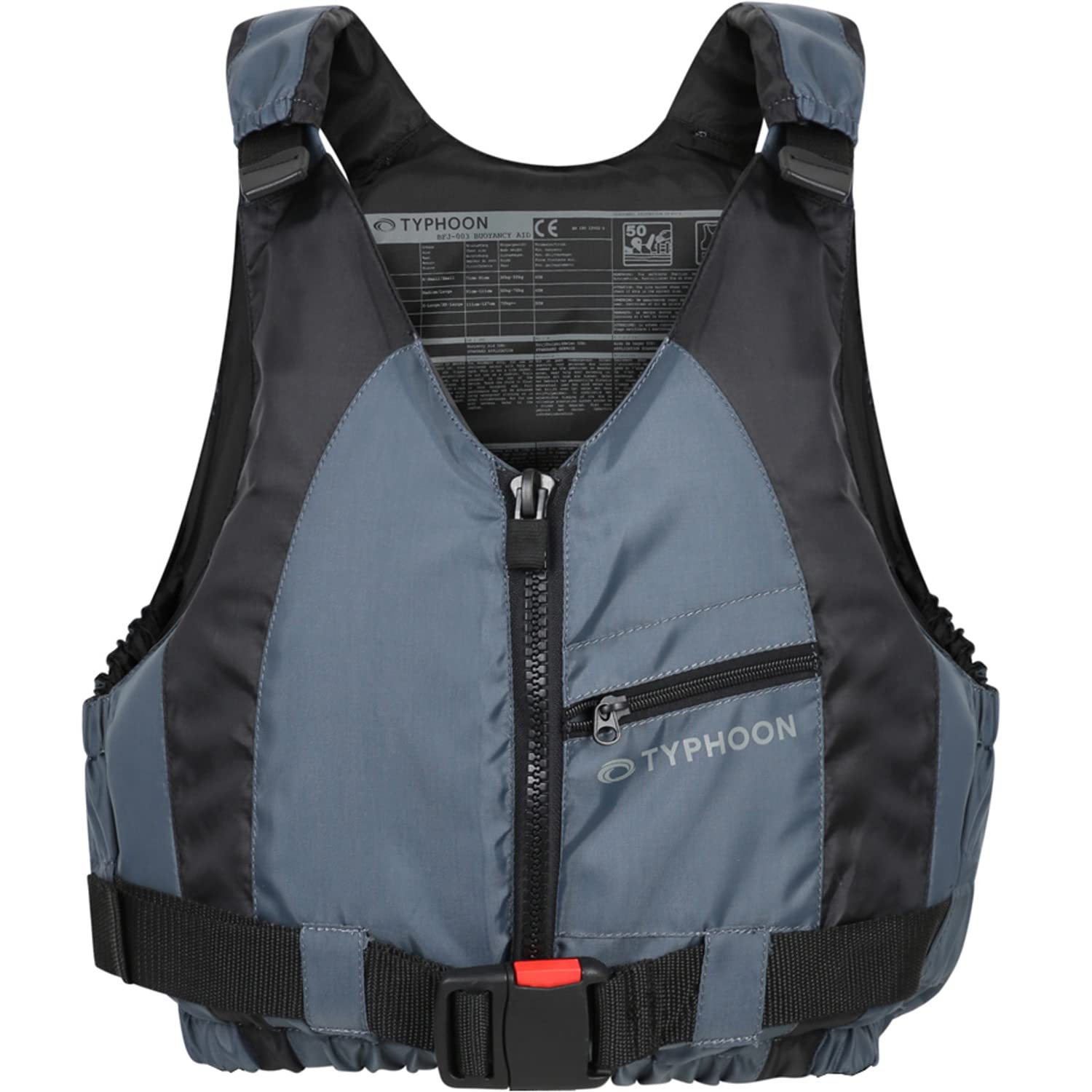 Typhoon Amrock XT Buoyancy Jacket for watersports including Canoe Kayak Sailing and Stand up Paddleboarding - Graphite
