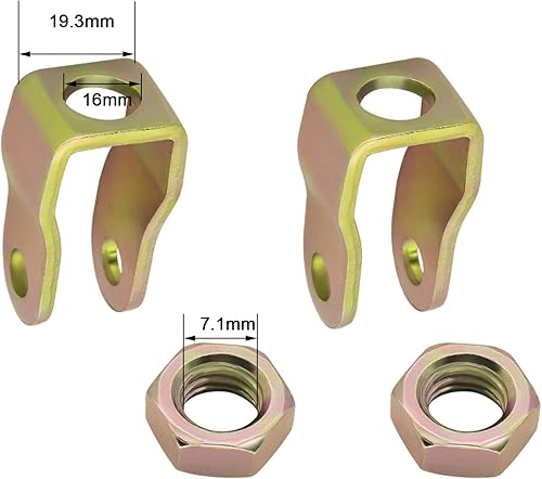 Miniatura 4 de Conjunto de cilindro maestro de freno hidráulico para 90cc 110cc 125cc 150cc 200cc 250cc Go Kart Master Cylinder Twister Kinroad Go Kart Buggy Sunl