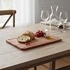 Deconox Doğal Akasya Ahşap Doğrama ve Kesme Tahtası - Kesme Panosu - 40x26x1.5 cm Çok Amaçlı Sunum Tepsisi, Peynir ve Et Servis Tahtası