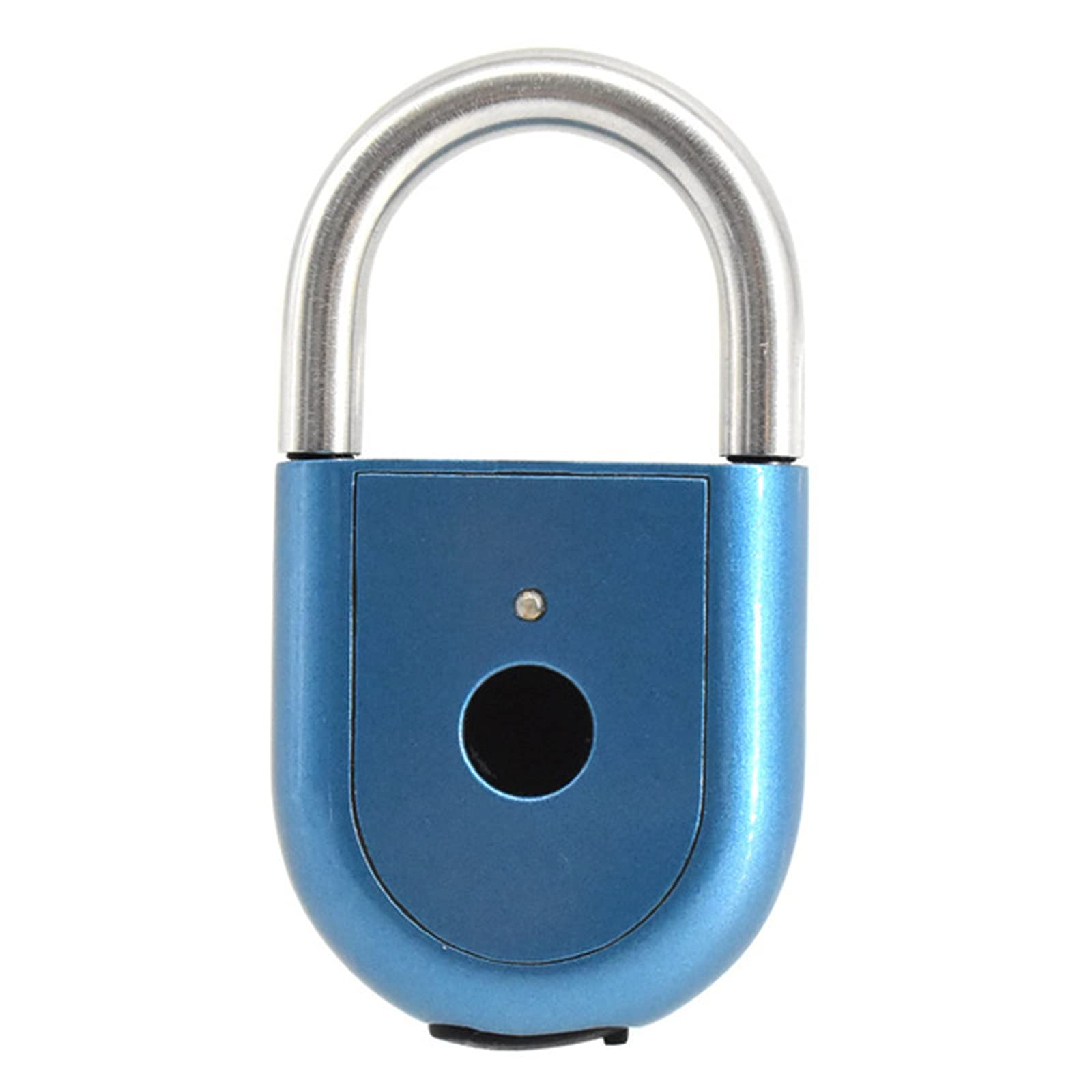Candado Inteligente con Huella Dactilar Lanzamiento de huellas digitales Lock inteligente Outdoor Housepla para Seguridad(Azul)