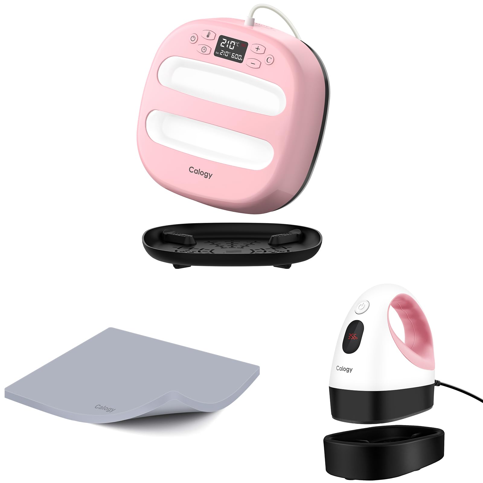 Calogy 10x10 Heat Press Machine and Safety Base