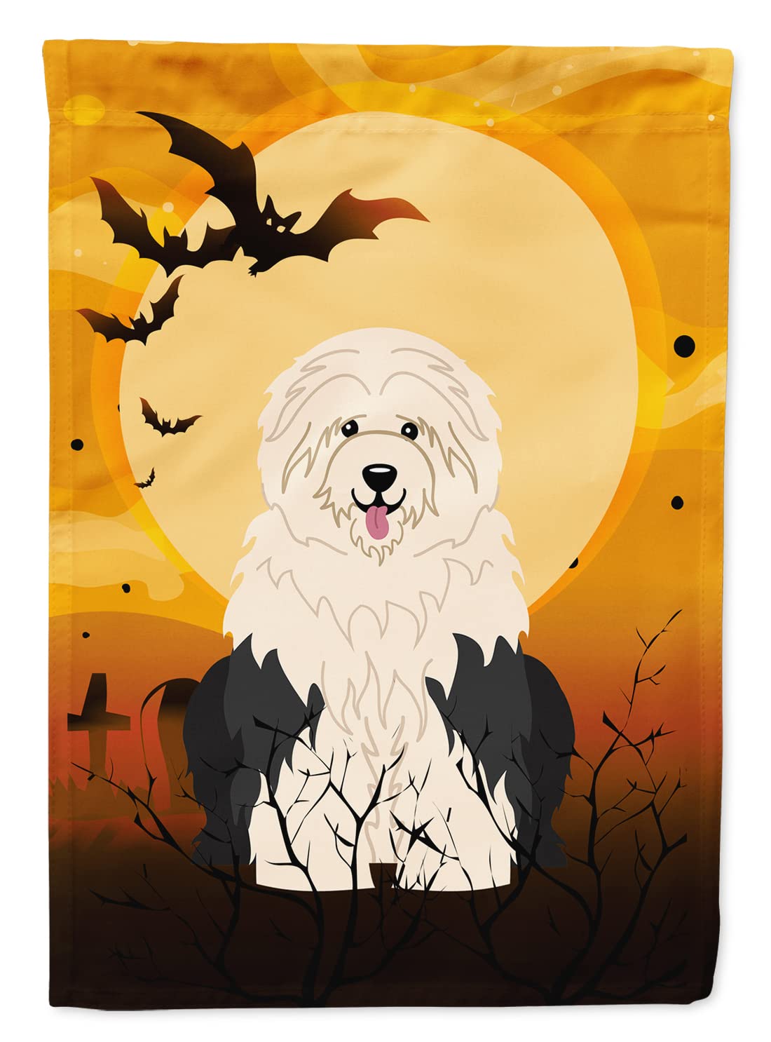 Bobtail de Halloween drapeau de maison indéchirable pour météo difficile