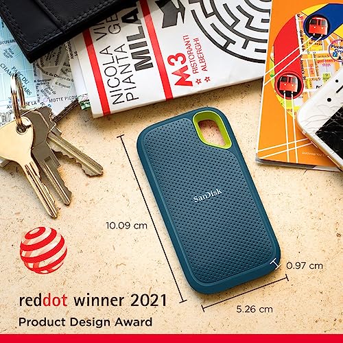Evita pérdidas de datos con SanDisk 2TB Extreme SSD portátil NVMe impermeable IP65 3