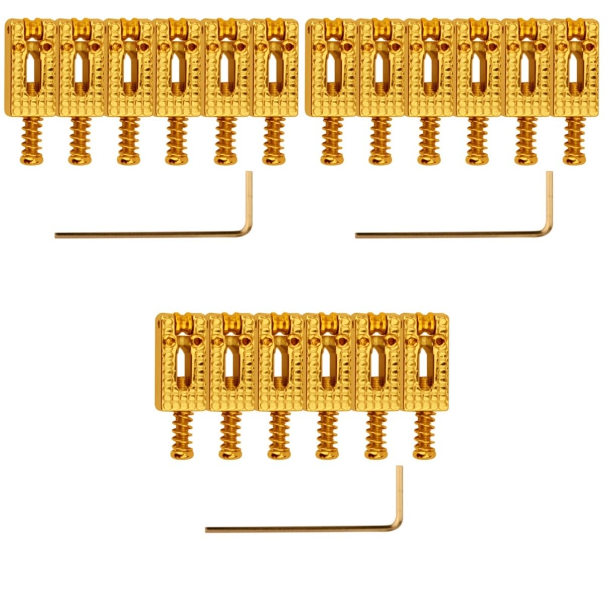 ibasenice 18pezzi Sellette Per Chitarra Elettrica Vintage Con Design e Chiave Di Accessori Per Ponte Chitarra Migliora Suono e La Sostenibilità Delle Corde