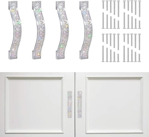 Tirador Savori para cajón, de cristal, para armario, cajón, alacena, puerta de armario, manijas modernas y cuadradas, herramientas para el hogar,