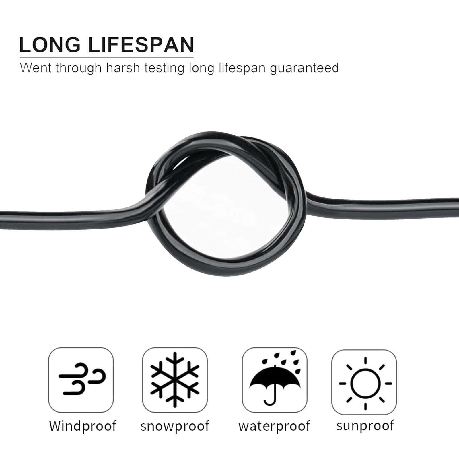 6-14 AWG Cable Eléctrico De Nylon, Homologado Por UL — Cobre Desnudo Trenzado, 600 V, -20 °C A 90 °C, Cable De Alimentación, Cable Flexible Para Edificios E Iluminación(10awg)
