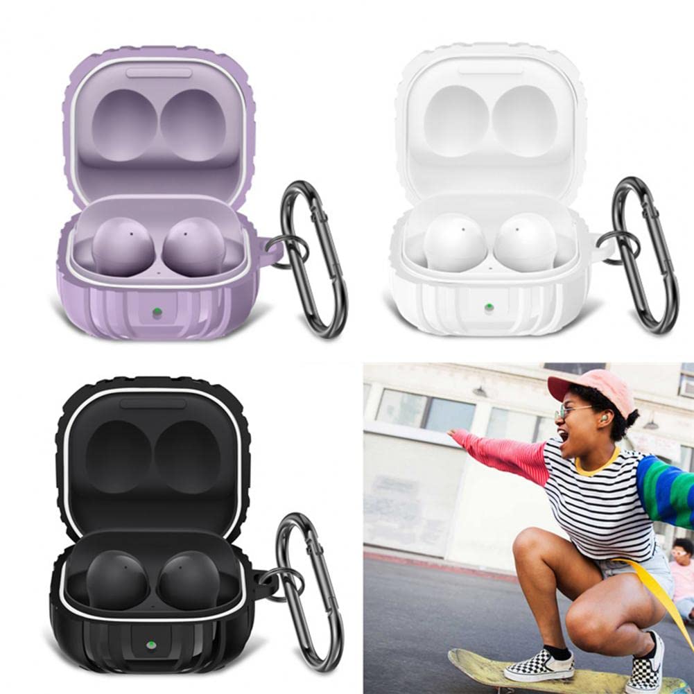 Coverzone Samsung Galaxy Buds Live ile uyumlu Kulaklık Kılıf Darbeye Dayanıklı Fundamental Sert Koruyucu Toz ve Kirden Koruyan Galaxy Buds Live ile uyumlu Kılıf Lacivert