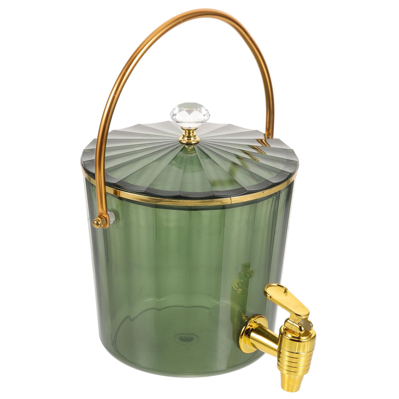 Ciieeo Party Drink Dispenser with Spigot Cold Beverage Container for Juices Water and More for Home and Events Freshness Retaining Lid Sturdy Design