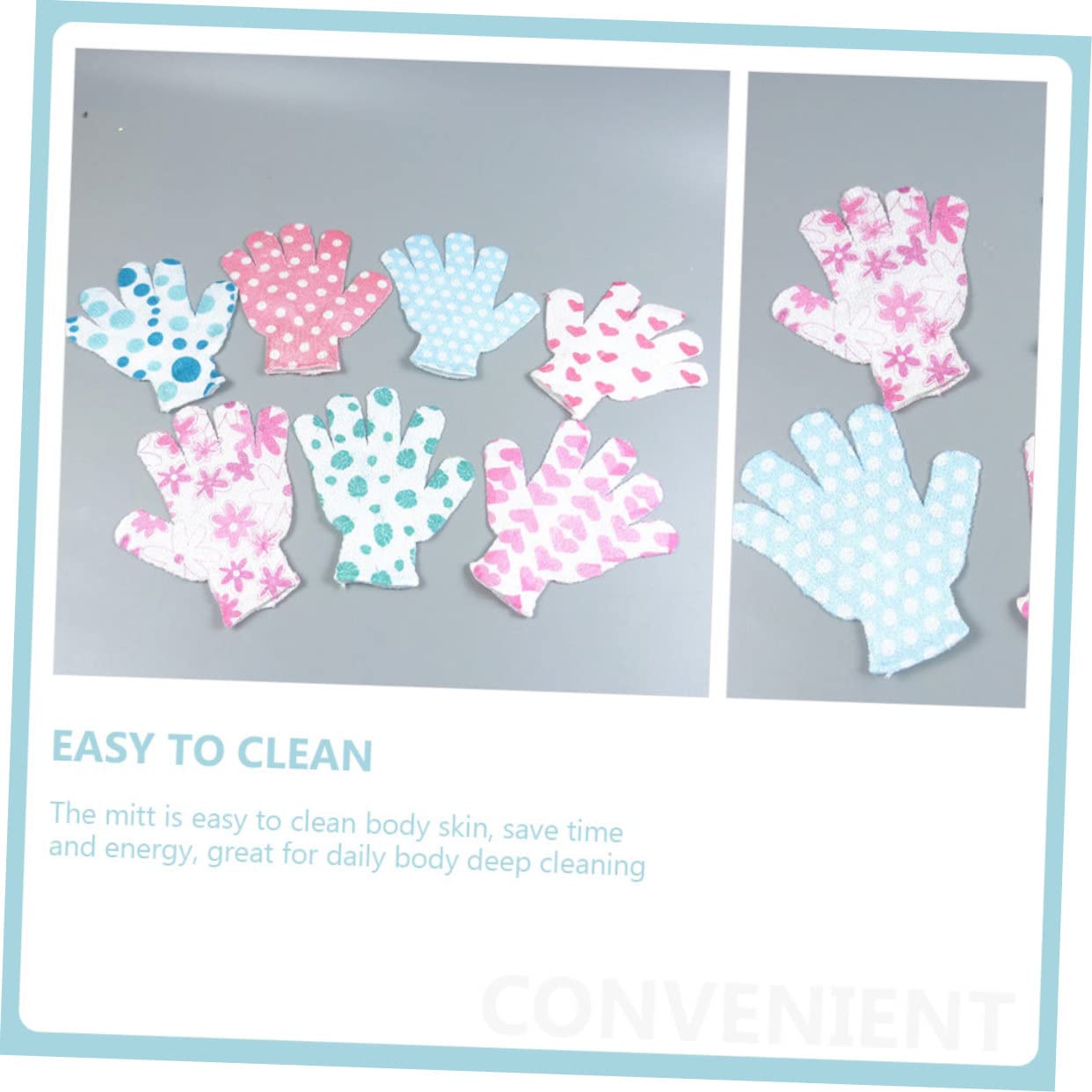 Healeved 30pezzi Guanti Esfolianti Per Bagno Da Poliestere Mittens Per Scrub Corpo Facili Da Pulire e Pratici Per Esfoliare La e Massaggiare Corpo