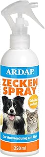 ARDAP Tick Spray 250 ml for Use on Animals - Up to 4 Weeks of Reliable, Natural & Long-Lasting Protection Against Ticks, Fleas, Lice & Mites (PT19) product image