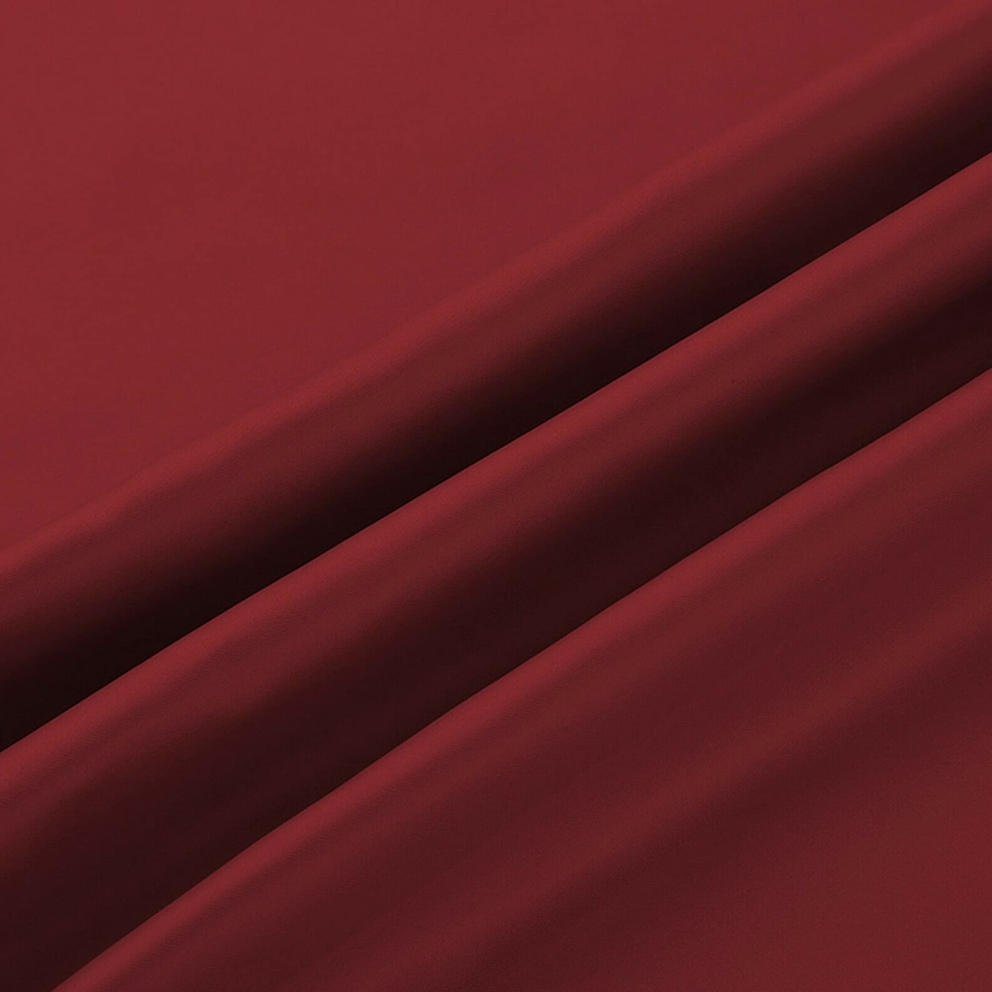 Fabrics King Online Maroon Duchess Satin Fabric Premium Quality Smooth Bridal Fabric Material Matte/Dull Finish For Dressmaking, Bridal Wear & Prom Dresses L 60" - 150Cm Wide | Sold By The Metre (Maroon)