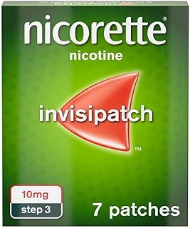 Nicorette Step 3 Invisi Patch Nicotine 7 Patches, 10 mg (Stop Smoking Aid)